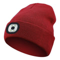 Cappello invernale da uomo con cappello lavorato a maglia ricaricabile a luce LED per berretto da donna da corsa notturna, pesca, equitazione, sport, berretti per adolescenti