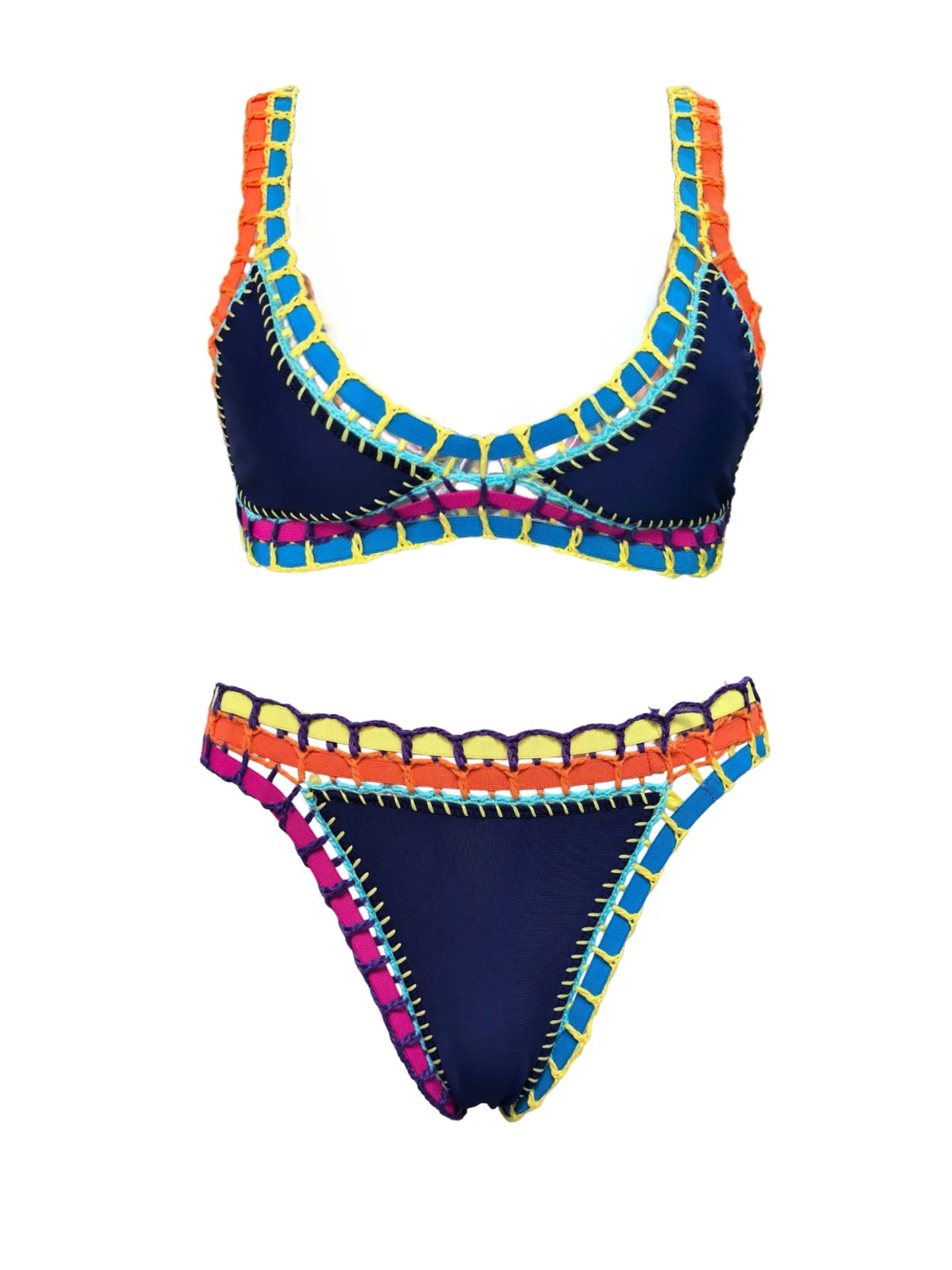 2026 Sexy Bikinis Summer Women Swimsuit Hand Crocheted Bikini Set Swimwear Beach Bathing Suit Biquini Female Monokini