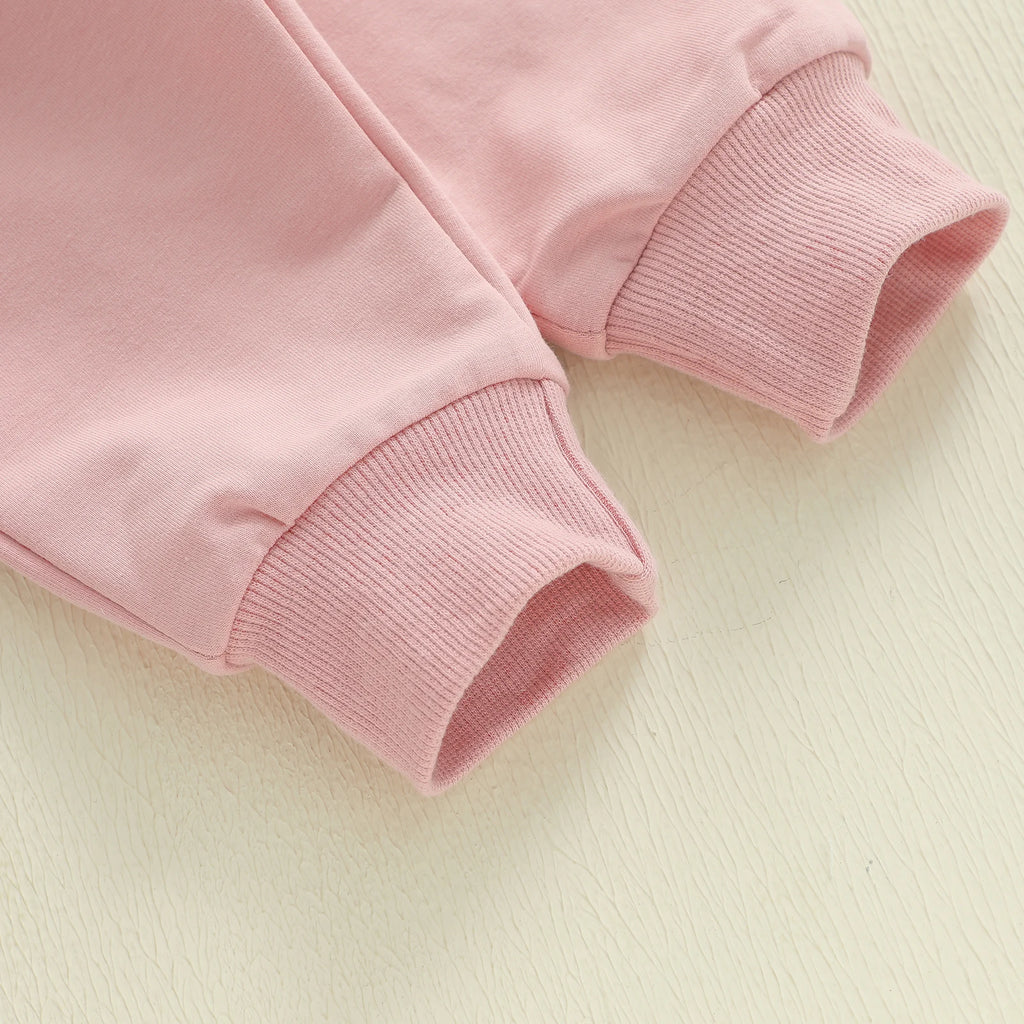 Citgeett Primavera Bambino Ragazza Autunno Abiti Fiocco Stampa Manica lunga Pullover con volant Pantaloni in vita elastica Set di vestiti
