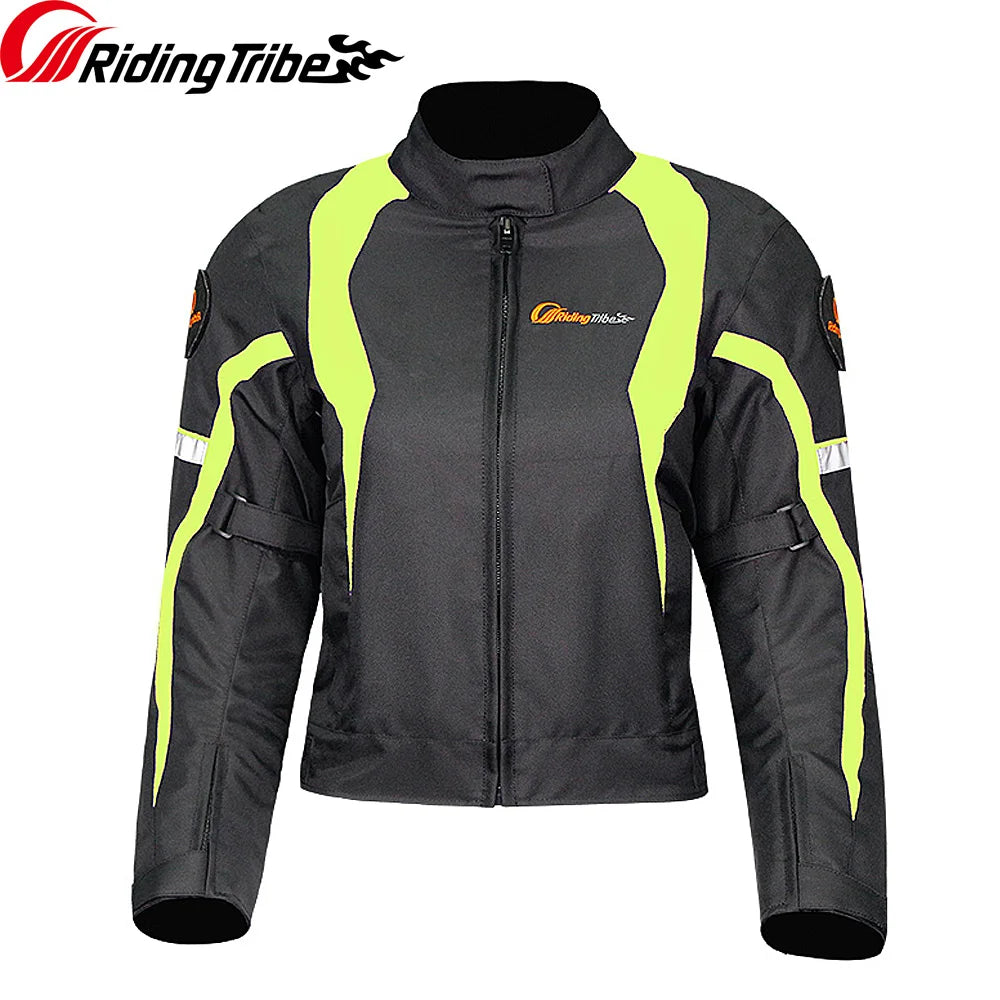 Giacca invernale da moto da donna abbigliamento da equitazione impermeabile caldo tuta di sicurezza per il corpo da corsa equipaggiamento protettivo e fodera incorporati JK-64