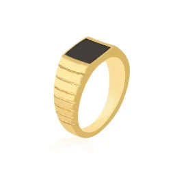 Anello minimalista con cuore d'amore in acciaio inossidabile per donna Anelli con zirconi intarsiati Gioielli di moda romantici impermeabili color oro