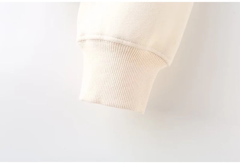 Abito caldo per le donne Pantaloni sportivi Set Inverno 2 pezzi Giacca e pantaloni in pile spesso con cerniera Set Tuta da donna in velluto per le donne