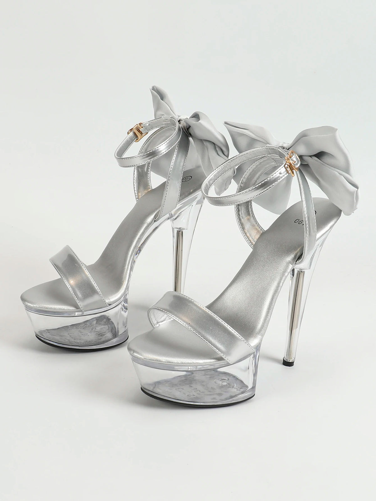 Summer Party Dress Shoes 15CM Stiletto Wedding Bride tacchi alti donna 2024 New Fashion Bow sandali con plateau di grandi dimensioni femalemuslimah