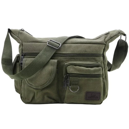 Borsa a Tracolla in Tela da Uomo, Borsa Casual da Viaggio, Borsa Messenger di Lusso, Borsa a Mano di Alta Qualità, Borsa da Petto alla Moda