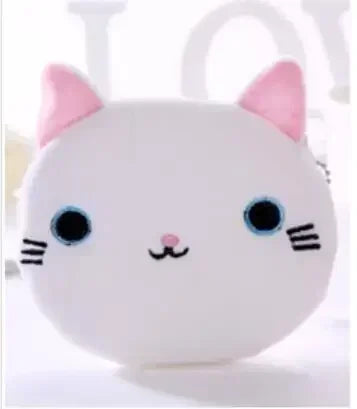 Cartone animato animale ragazzi portamonete in peluche bambini portamonete con cerniera custodia portaoggetti simpatici animali portafogli donna mini borsa regalo per bambini