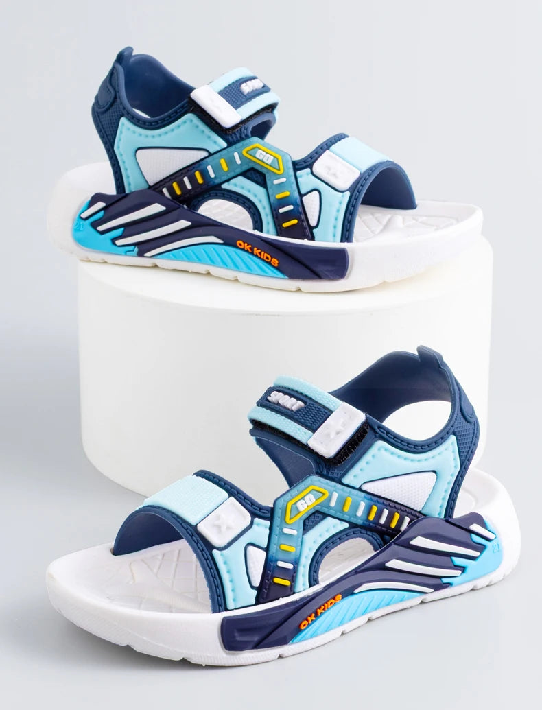 Sommersandalen für Kinder, lässige Strandschuhe mit weicher Sohle für Grundschüler Jungen und Mädchen (Unisex)