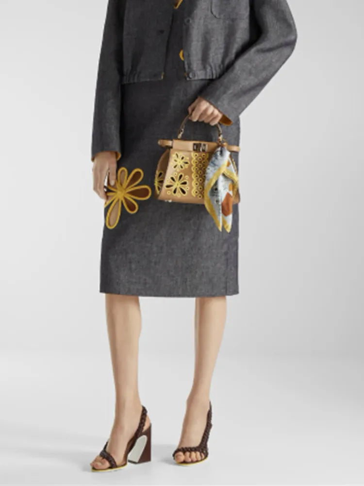 Sandali Estivi da Donna con Tacco Alto Intrecciati, Stile Europeo e Americano, Moda Runway Plus