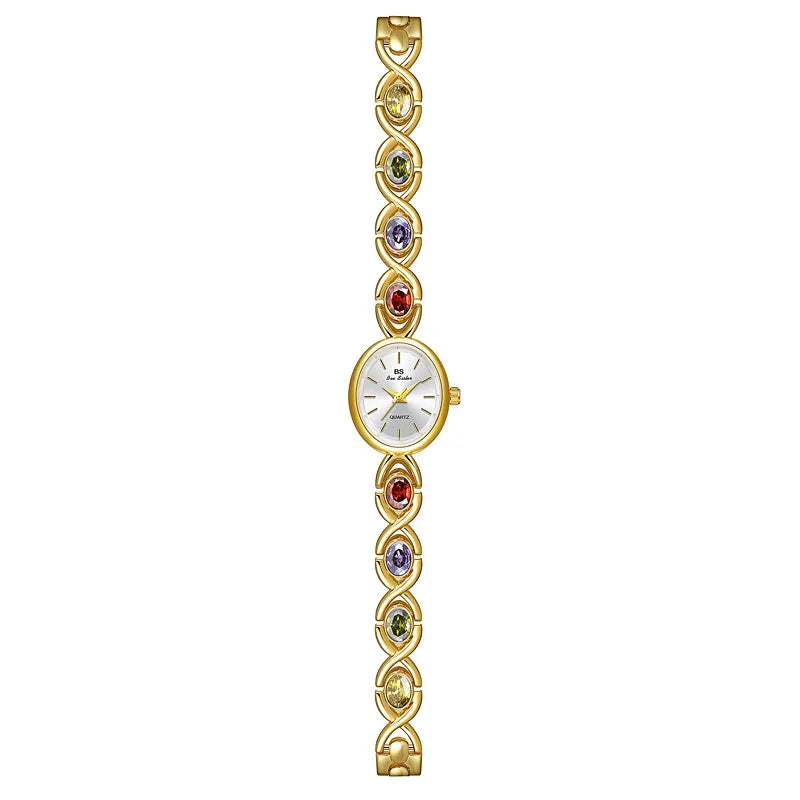 Orologio da donna elegante braccialetto di giada di lusso orologi al quarzo regalo per le donne 2025 nuovo orologio da polso impermeabile di alta qualità