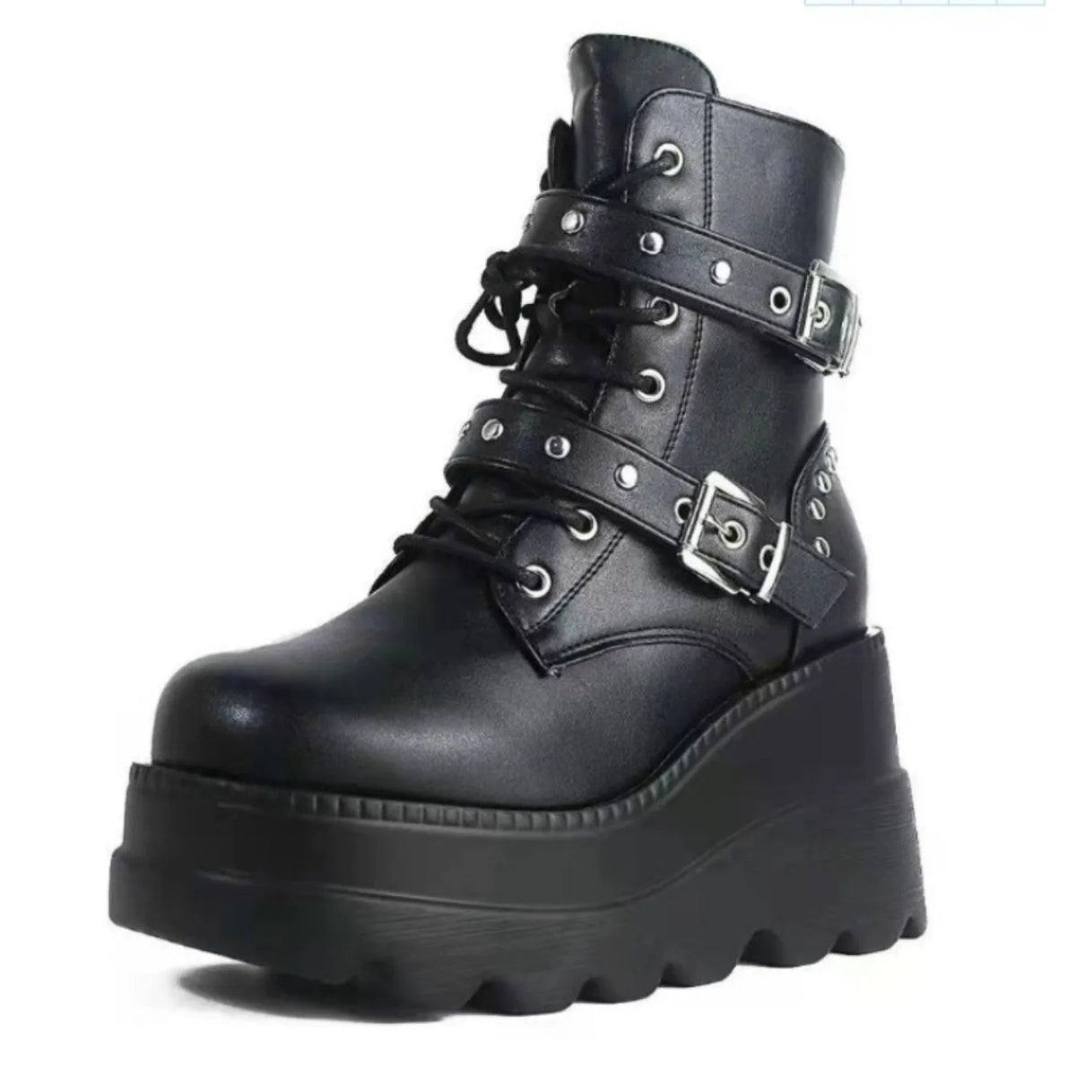 New Women Comfortable Ankle Boots Autumn Winter Round Toe Lace Up Shoes Women Outdoor Anti-slip Platform Boots Zapatos De Mujer