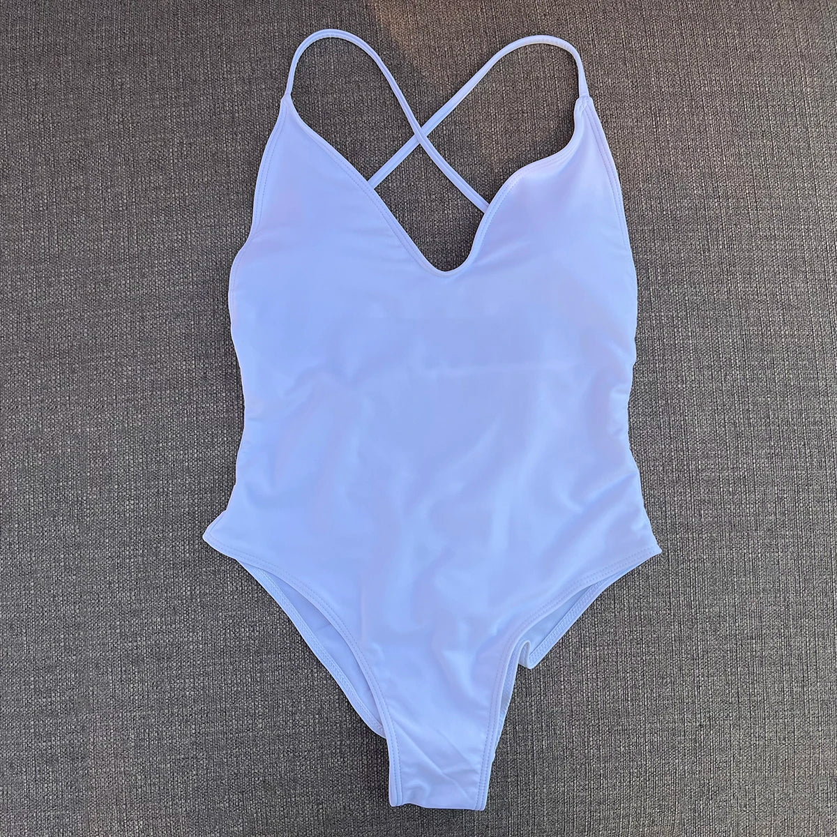Sexy Padded One Piece Swimsuit Women Swimwear Solid Bathing Suit Monokini Swimming Suit Summer Beachwear maillot de bain femme