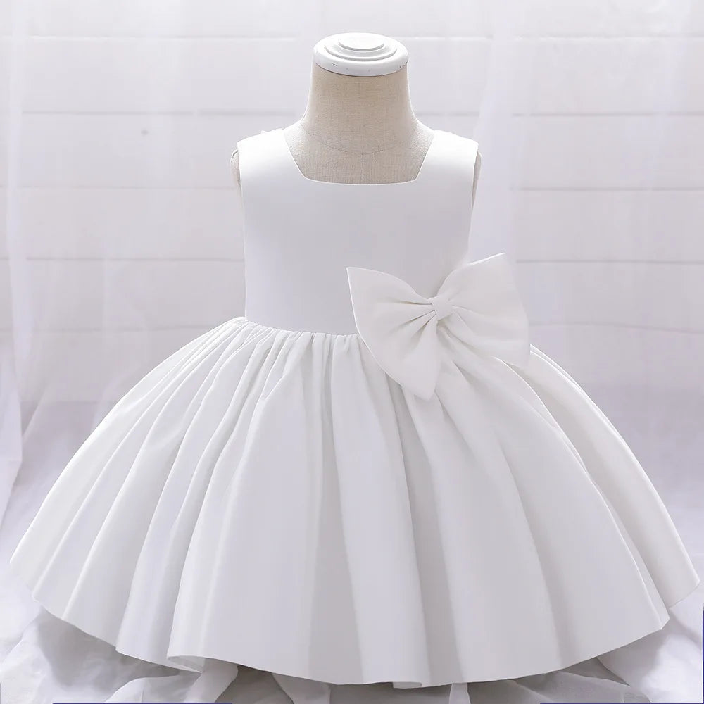 Fiore neonate matrimonio compleanno Bownot abiti abbigliamento bambino bambini principessa abito da ballo abito Costume abiti per 1-10 anni