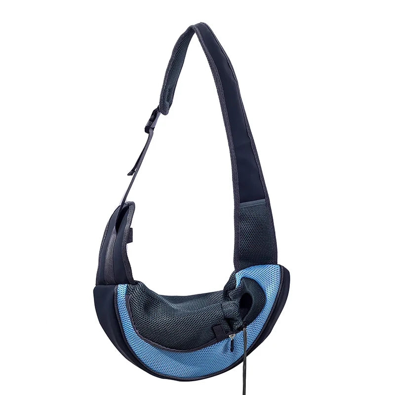 Zaino per animali domestici, borsa a tracolla portatile da viaggio, borsa a tracolla per esterni a mani libere adatta per forniture per animali domestici per gatti e cani