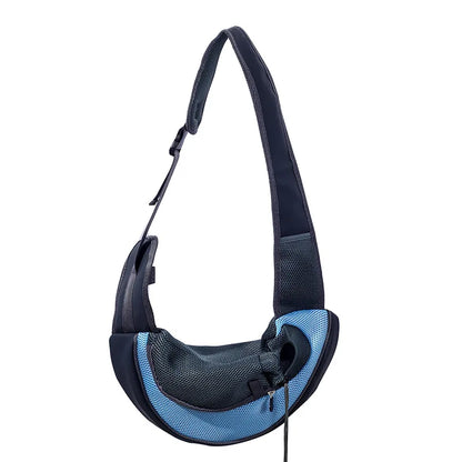 Zaino per animali domestici, borsa a tracolla portatile da viaggio, borsa a tracolla per esterni a mani libere adatta per forniture per animali domestici per gatti e cani