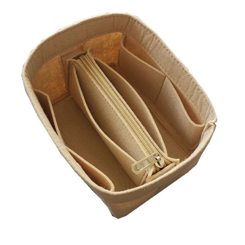 Per H Picotin18 22 Borsa con inserto in feltro Organizzatore Borsa per trucco Organizzatore Borsa interna da viaggio Borse per cosmetici portatili
