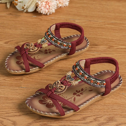 Chaussures d'été pour femmes Sandales Chaussures de plage pour femmes Sandales de fête pour femmes Sandales compensées pour femmes Chaussures décontractées pour femmes Sandales pour femmes