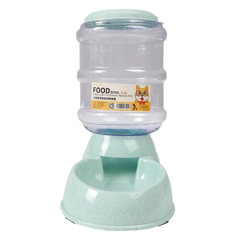 Mangiatoie automatiche per cani Bottiglia d'acqua in plastica Ciotola per gatti Alimentazione e bere Distributore d'acqua per cani Ciotola per animali domestici Forniture per animali domestici