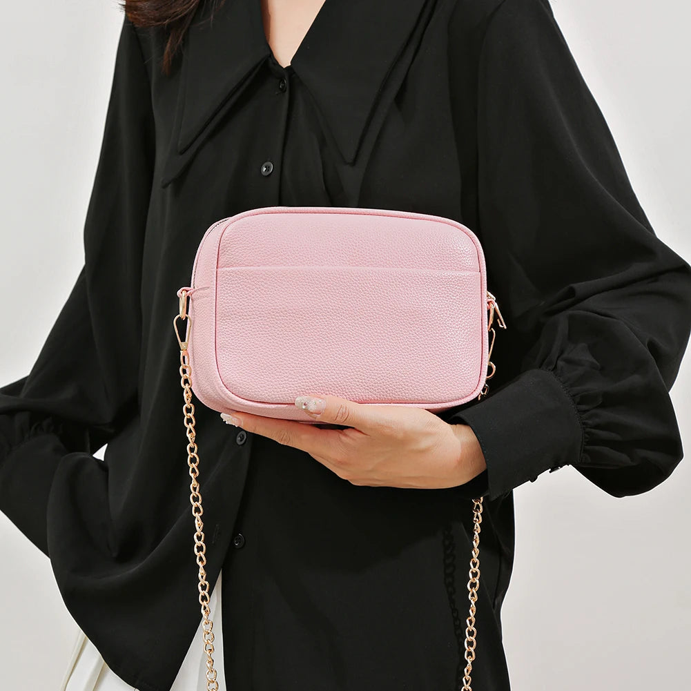 Borsa da donna di moda borse a tracolla in pelle di marca di lusso per borse a tracolla da donna 2024 borsa a mano di design Tote a tracolla in tinta unita