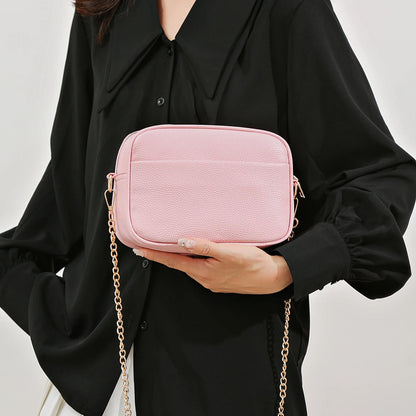 Borsa da donna di moda borse a tracolla in pelle di marca di lusso per borse a tracolla da donna 2024 borsa a mano di design Tote a tracolla in tinta unita