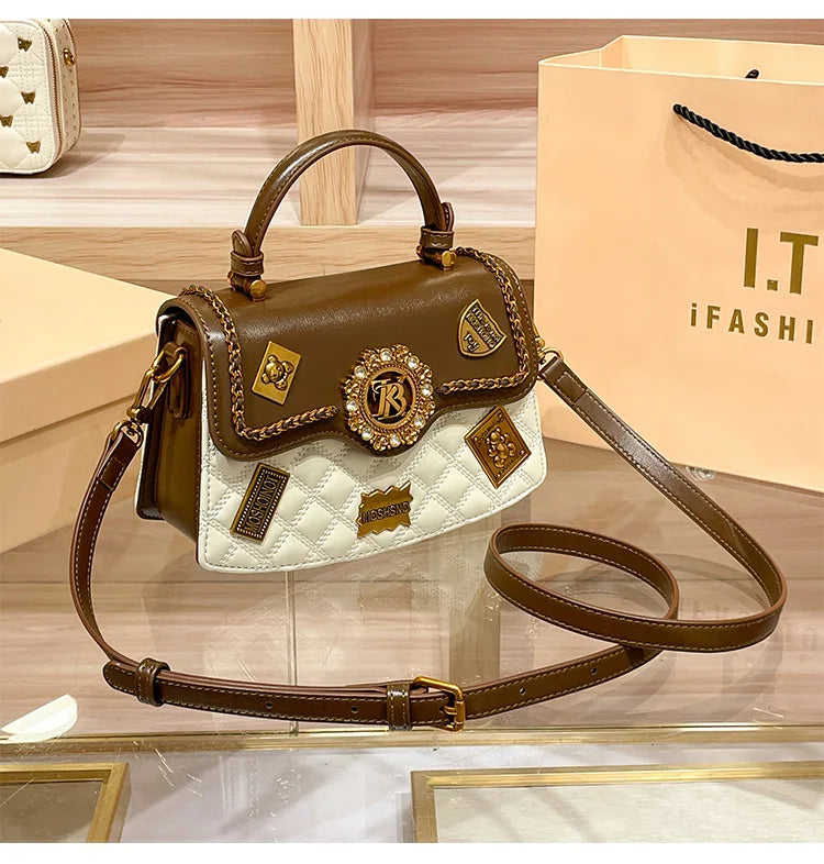 Borsa da donna designer brand handbag women's 2024 new spring/summer high-end texture single shoulder crossbody