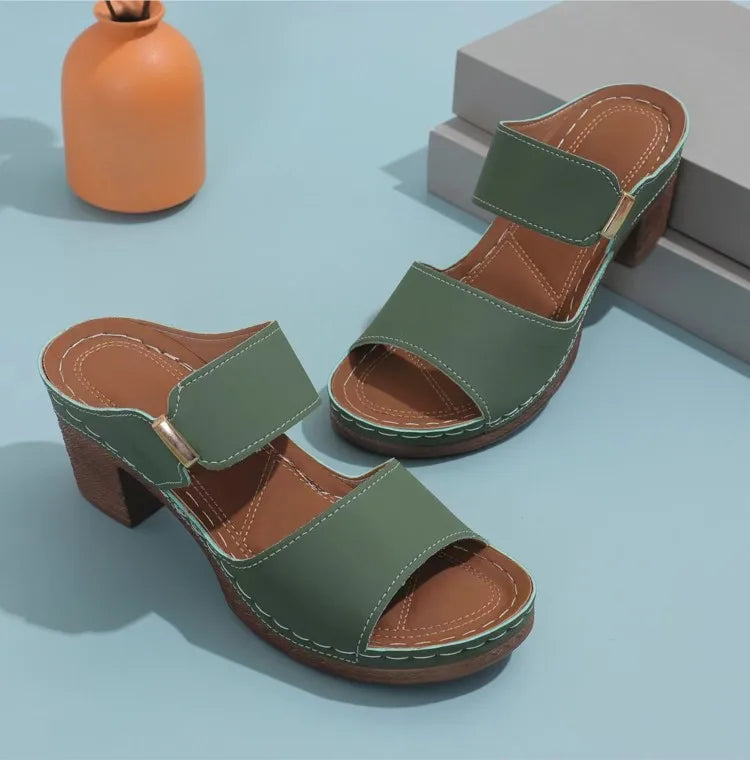 Sandales d'été Chaussures Femme Sandales élégantes Claquettes Femme Chaussures Femme Chaussures compensées Femme Chaussures Respirantes Chaussons Femme Femme