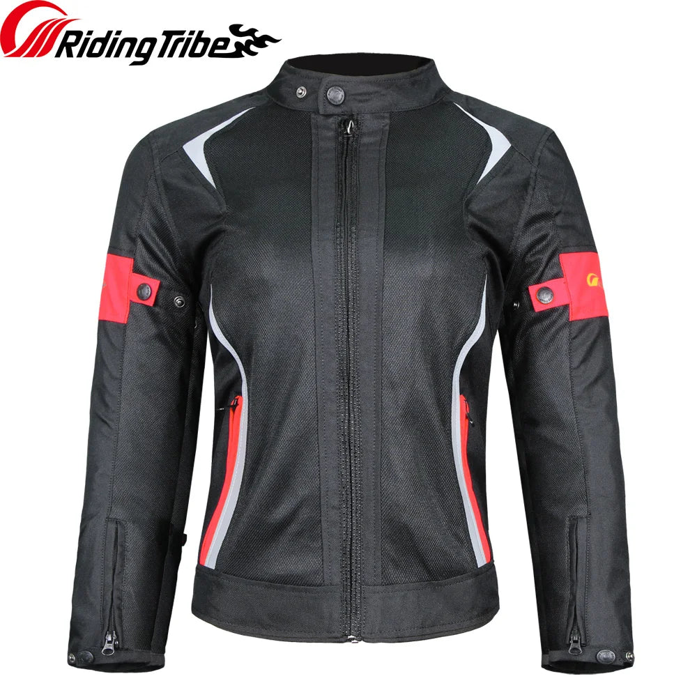 Giacca invernale da moto da donna abbigliamento da equitazione impermeabile caldo tuta di sicurezza per il corpo da corsa equipaggiamento protettivo e fodera incorporati JK-64