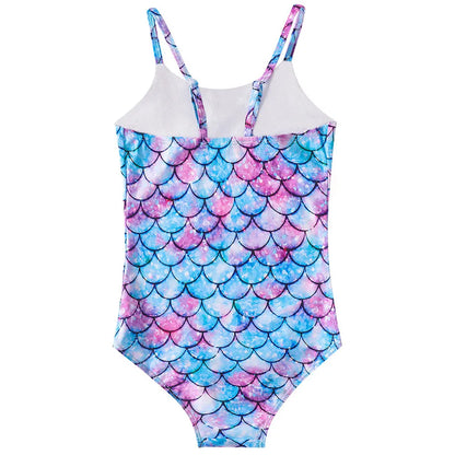 Costume da bagno a sirena per bambini costume da bagno intero per ragazze costume da bagno intero per ragazze Hot Spring Sling costume da bagno ad asciugatura rapida per sport acquatici