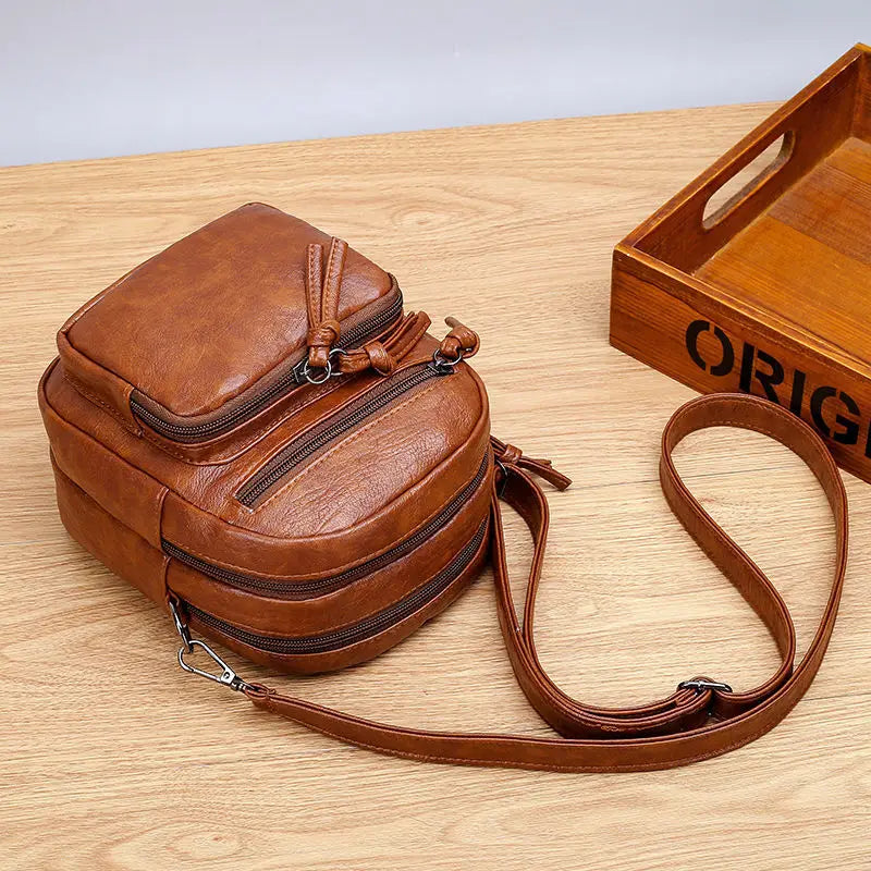 Borsa a tracolla a tracolla di design vintage Borsa casual Borse a tracolla per donna Borsa a tracolla piccola in pelle PU quotidiana per telefono sac