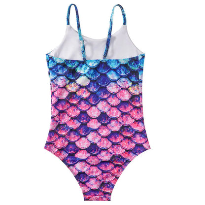 Costume da bagno a sirena per bambini costume da bagno intero per ragazze costume da bagno intero per ragazze Hot Spring Sling costume da bagno ad asciugatura rapida per sport acquatici