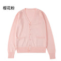 Nuovo Maglione Tinta Unita da Donna, Top in Maglia alla Moda, Cardigan Sottile Primaverile Autunnale a Maniche Lunghe, Giacca Slim per Adulti, Taglie XS-2XL