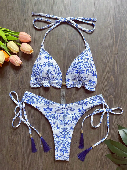 Maillot de bain bikini sexy d'été pour femmes, maillot de bain push-up, maillot de bain brésilien, ensemble bikini de plage