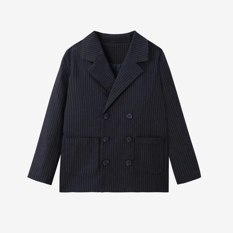 (Spedizione in 1 giorno) AS AW26 ISRAEL Collezione Windsor a righe con maglia per abbigliamento per bambini, camicia