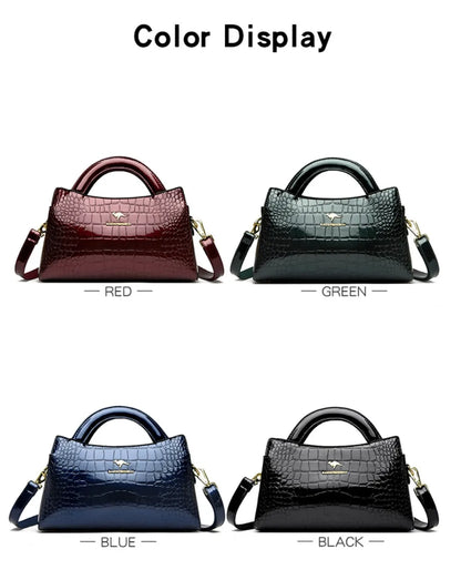 KAIDIFEINIROO Kangaroo Marca Alligator Pu Borsa a tracolla in pelle a tracolla Pochette Borse a mano per la madre Piccole borse da donna Nuovo