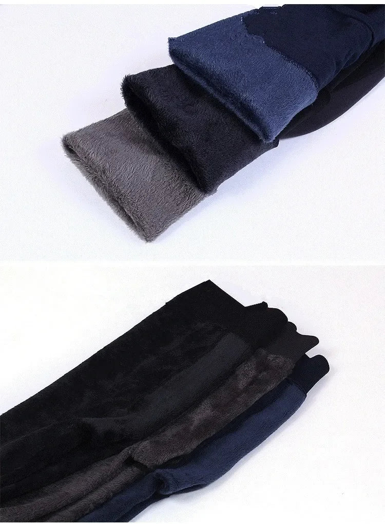 Leggings invernali per donna Leggins caldi Leggins in velluto tinta unita Leggings a vita alta Leggings elasticizzati dropshipping