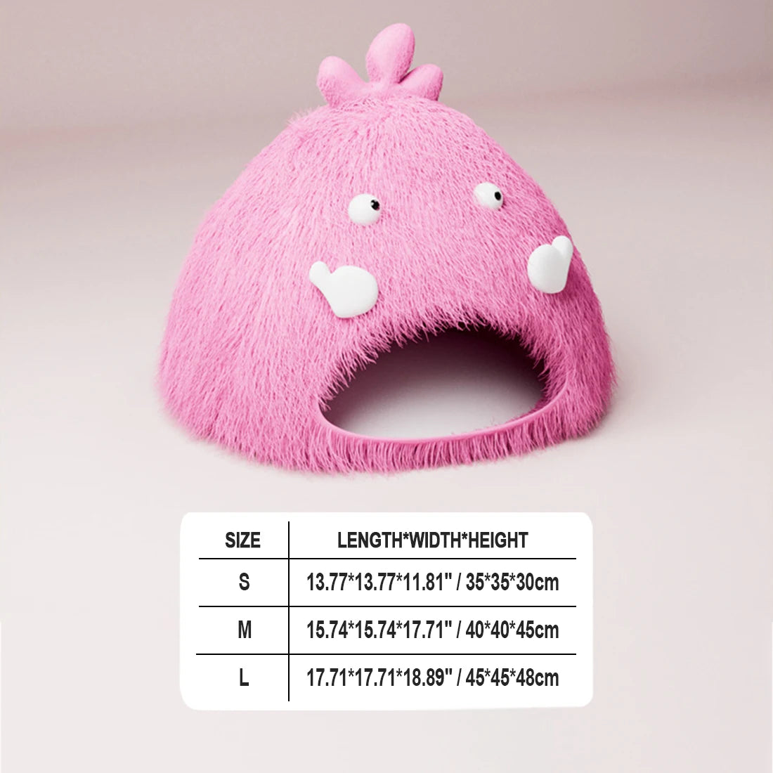 Cuccia per gatti cuccia per cani Cute Monster Cartoon Warm Plush Kitten Cushion Basket tenda Puppy Cave Nest Mat Bag forniture per animali domestici al coperto