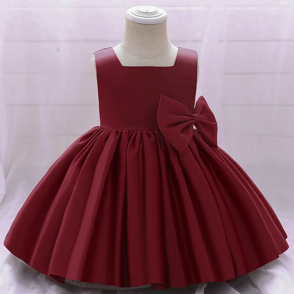 Fiore neonate matrimonio compleanno Bownot abiti abbigliamento bambino bambini principessa abito da ballo abito Costume abiti per 1-10 anni