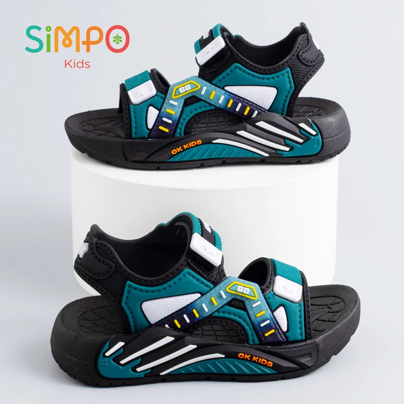 Sommersandalen für Kinder, lässige Strandschuhe mit weicher Sohle für Grundschüler Jungen und Mädchen (Unisex)