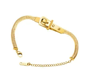 Bracciale a catena con ciondolo a forma di cuore o rotondo in acciaio inossidabile