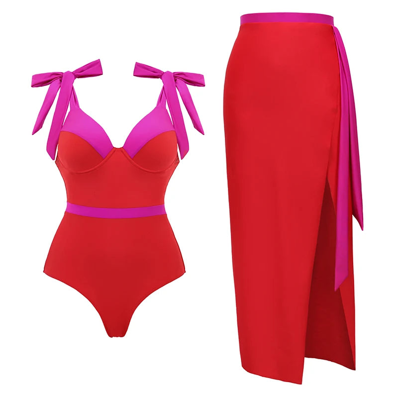 Costume da bagno floreale con stampa floreale con volant monospalla blu Set copricostume singolo micro monokini costumi da bagno sexy per ragazze Summer Beach