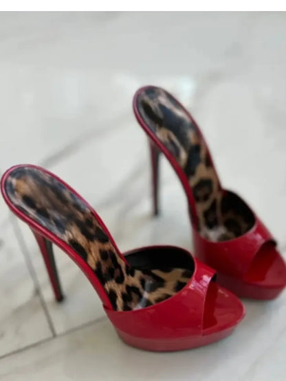 Sandali Estivi da Donna 2026 con Punta Aperta e Tacco a Spillo, Eleganti Scarpe da Ballo e da Cerimonia