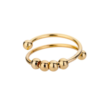 Anelli in acciaio inossidabile 316L per le donne Colore oro Non sbiadisce mai Anelli classici di lusso Anelli per coppie di nozze Gioielli Spedizione gratuita