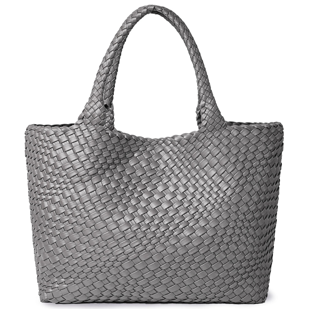 Borsa tote in tessuto Borsa da donna Borse a tracolla in pelle vegana - Borse tote da spiaggia estive alla moda - Borse da viaggio grandi