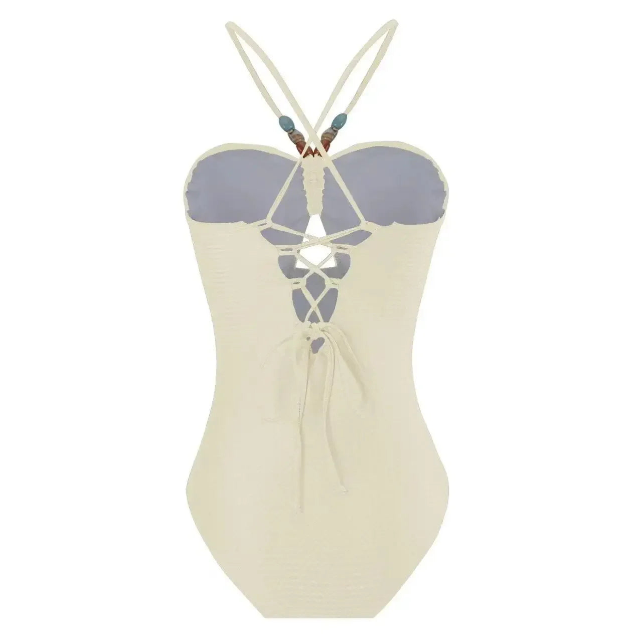 Printed One-Piece Bikini Set Women's Beachwear Tummy Covering Slimming Southeast Asian Sun Protection Style