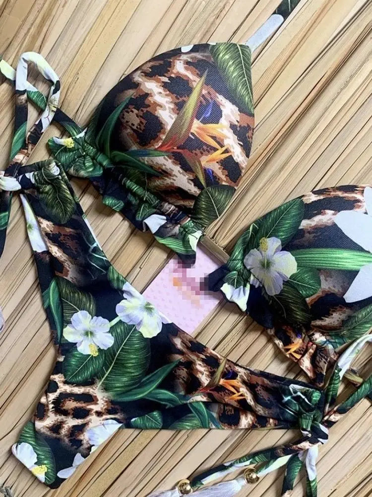 RUOTONGSEPT 2022 Popular Womens Beachwear Sexy Bikinis Set Hot Sport Swimwear Push-Up Padded Swimsuit  Exquisite Bather Swimwear