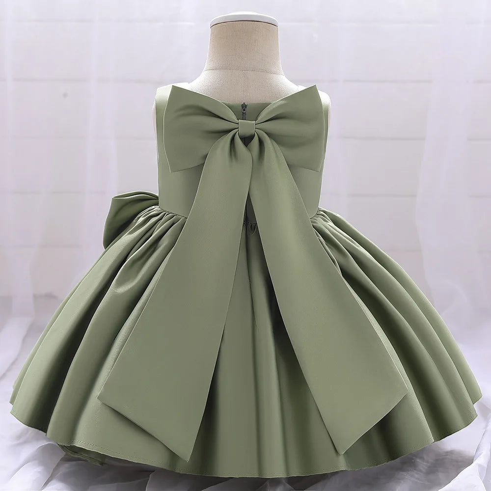 Fiore neonate matrimonio compleanno Bownot abiti abbigliamento bambino bambini principessa abito da ballo abito Costume abiti per 1-10 anni