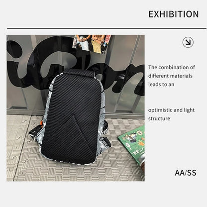 Borsa da petto luminosa alla moda Borsa a tracolla portatile leggera per pendolari per gita quotidiana Borse a tracolla dal design unico