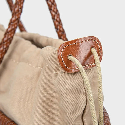 Borsa da donna in paglia intrecciata 2in1 Borsa da ascella in paglia con tracolla regolabile Borsa a tracolla per gnocchi di grande capacità per borsa a secchiello da spiaggia estiva