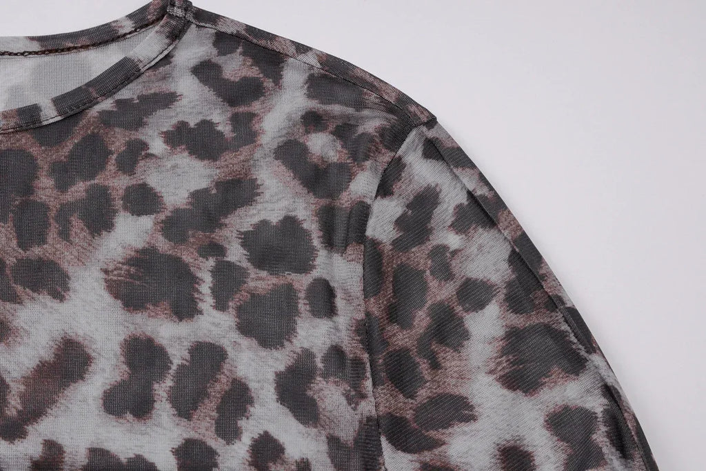 2024 Fashion Leopard Print slip scollo a V Patchwork Sexy Bodycon Maxi Dress autunno donna Casual Y2K Outfits Vacation Club