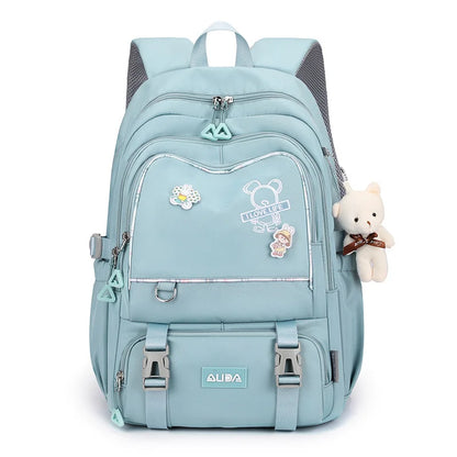 Borse da scuola per bambini per ragazze adolescenti Zaino grande Kawaii Zaino da scuola per studenti di medie dimensioni Borsa per libri Zaino da viaggio per laptop