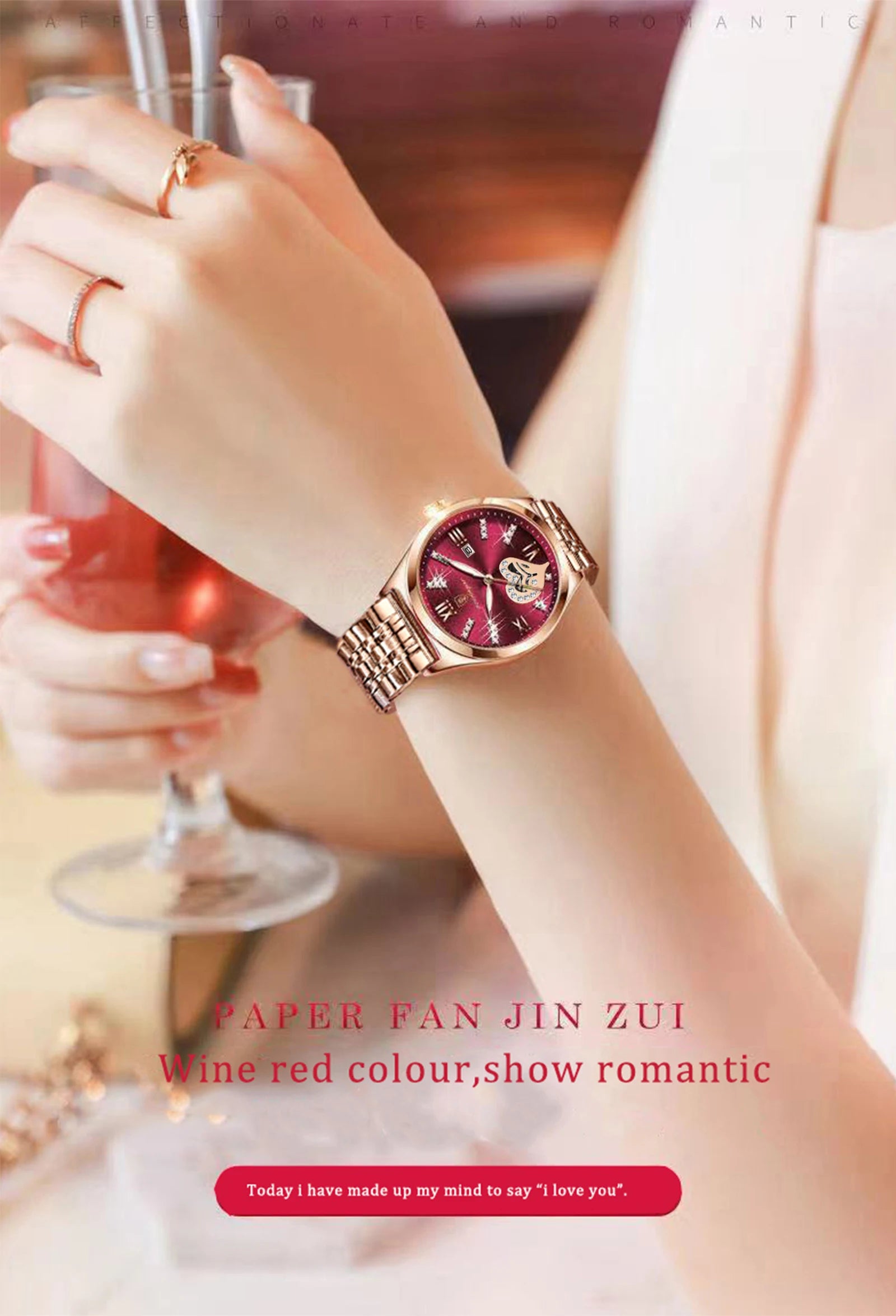 Orologi di lusso POEDAGAR per donna, impermeabili, luminosi, con datario, in acciaio inossidabile, casual, orologio da polso al quarzo da donna.