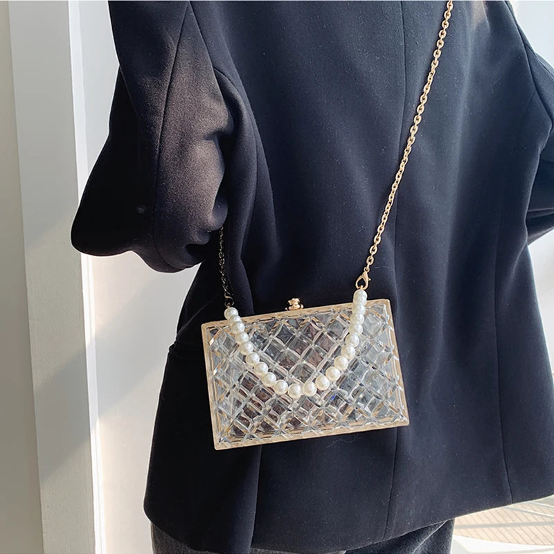 Borsa rossa con bocca in metallo moda per donna borse a tracolla in oro di alta qualità Designer borsa a tracolla scavata borsa da pranzo carina